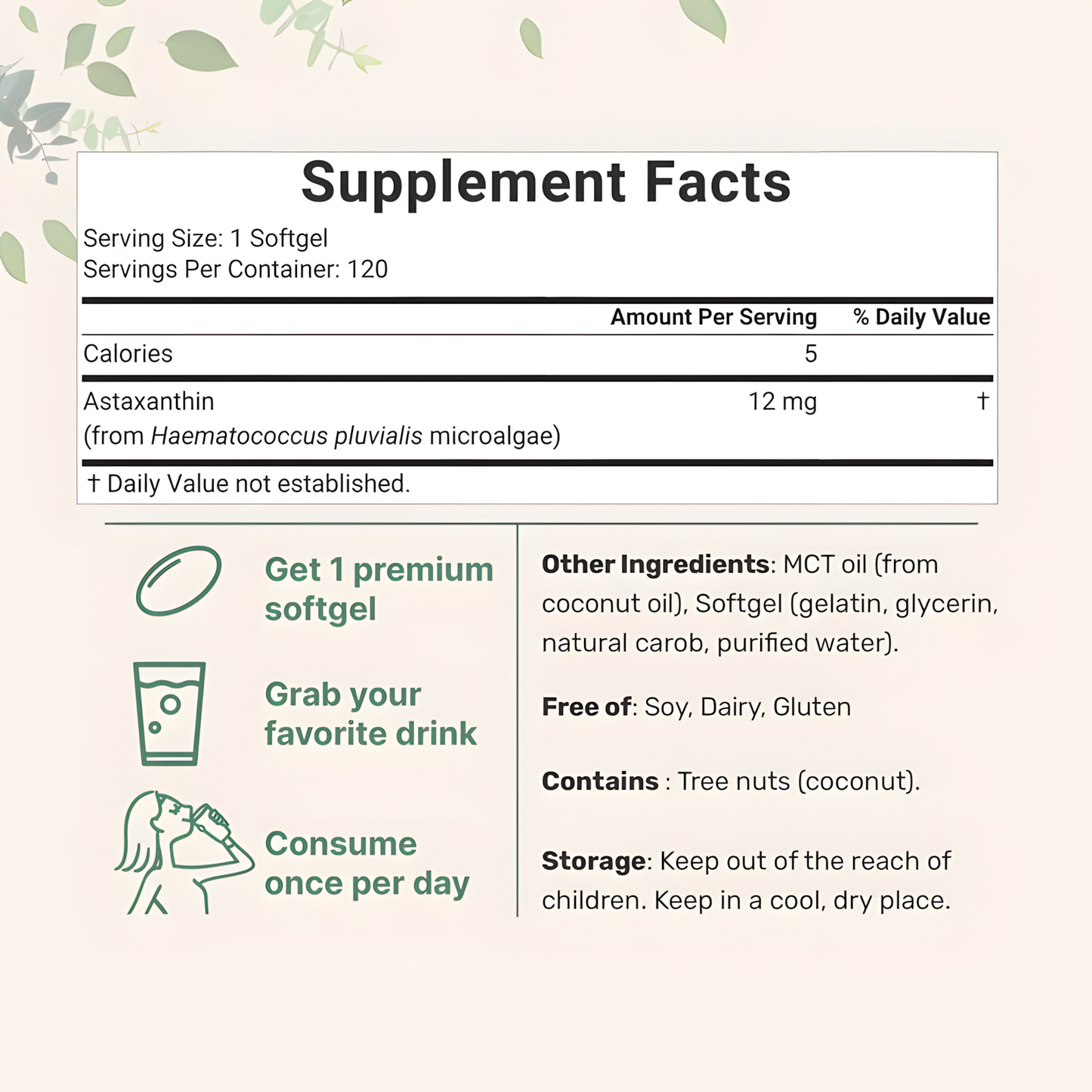 Purevitals Astaxanthin